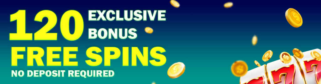 120 exclusive bonus free spins creative